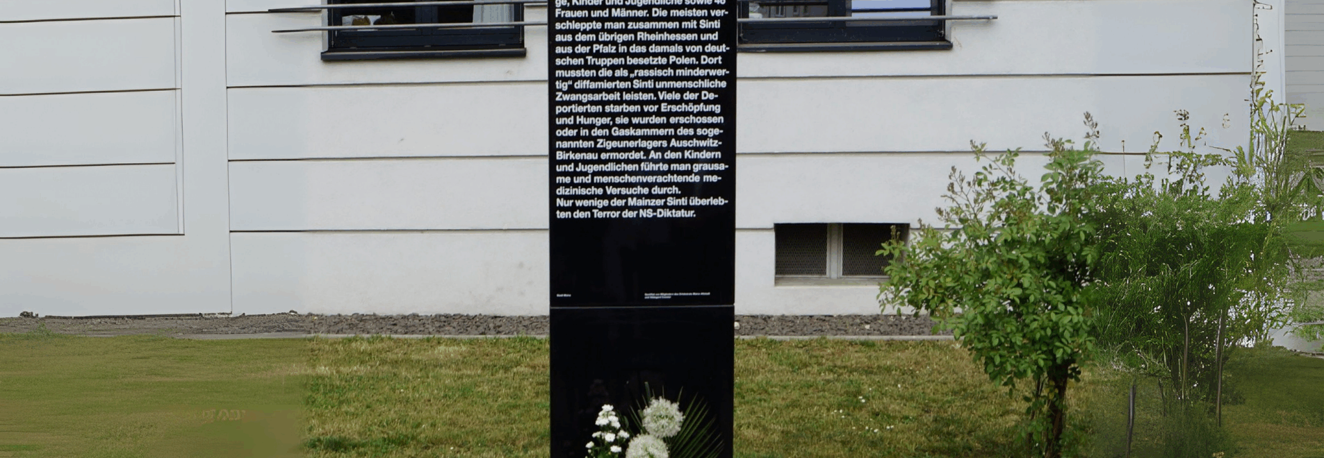 Gedenkveranstaltung zum Europäischen Holocaust-Gedenktag für Sinti und Roma am 2. August in Mainz